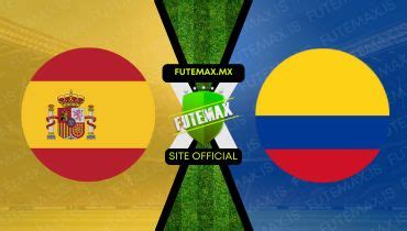 espanha vs colombia futemax